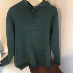 Frosted skateboarding hoodie